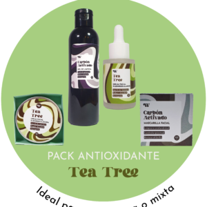 Pack Oleorregulador - Tee tree & Carbón activado
